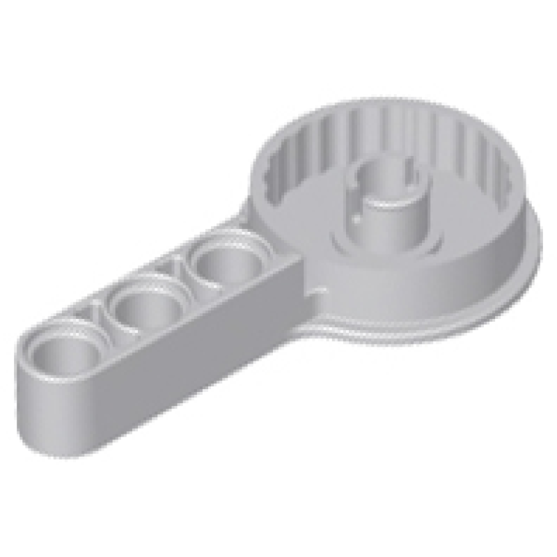 Technic rotatieschijf met pin en 3L lliftarm Light Bluish Gray